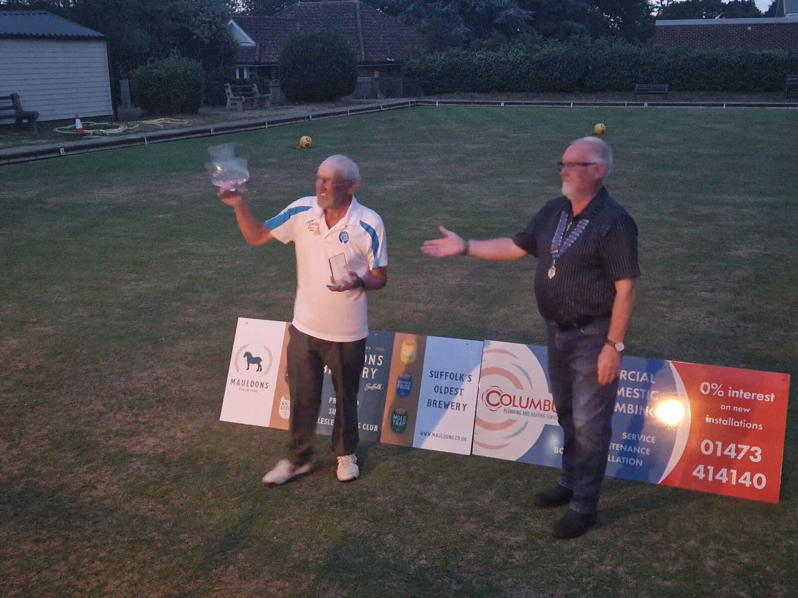 Fynn League Final 2026 — captain Cliff Green lifts the trophy